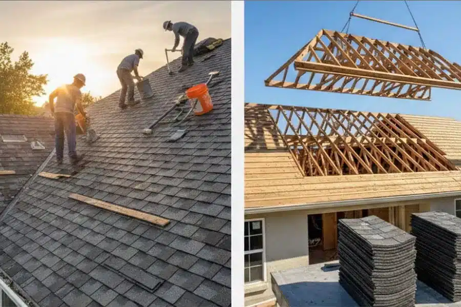 Roof Repairs vs Full Replacement: Cost, Longevity, and Performance Compared